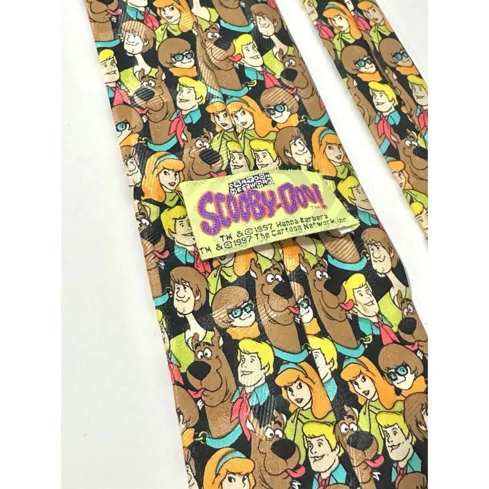 Vintage Cartoon Network Scooby-Doo Mens Tie Scooby Velma Shaggy Daphne Fred 57